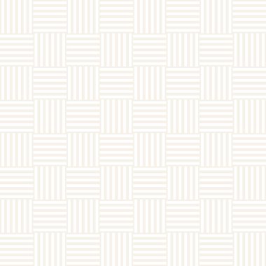 Geometrik yinelenen döşeme çizgili. Vektör Dikişsiz tek renkli ince desen
