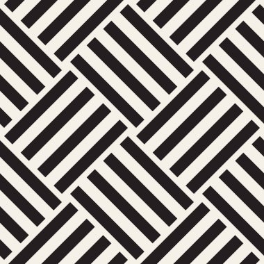 Geometrik yinelenen döşeme çizgili. Vektör Dikişsiz tek renkli desen