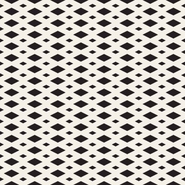 Dikdörtgen şekli yarı ton. Modern geometrik kafes doku. Vektör Dikişsiz tek renkli desen