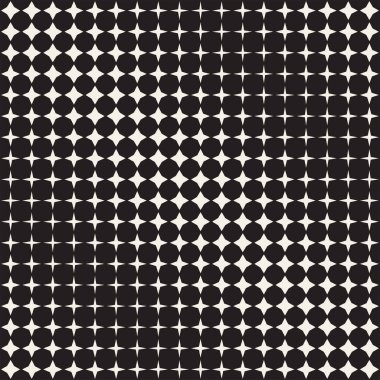 Geometrik sorunsuz yıldız şekiller desen. Yarı ton Gradient etkisi. Şık vektör çizim