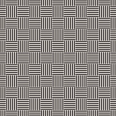 Çizgili kafes ile soyut geometrik desen. Sorunsuz vektör arka plan