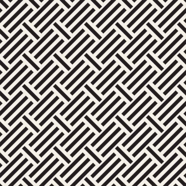 Çizgili kafes ile soyut geometrik desen. Sorunsuz vektör arka plan