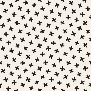 Vektör Seamless modeli. Dağınık geometrik şekiller ile arka plan.