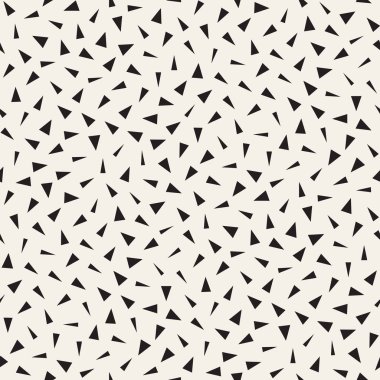 Modaya uygun doku dağınık geometrik şekiller ile. Vektör Seamless Modeli.