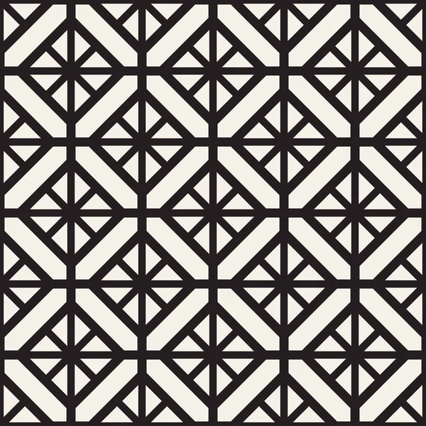 正方形のシームレスなパターン。ベクトル スタイリッシュな幾何学的線形構造 — ストックベクタ