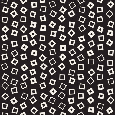 Modaya uygun doku dağınık geometrik şekiller ile. Vektör Seamless Modeli.