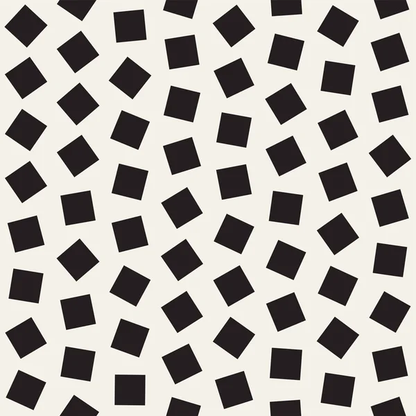 Geometrik şekiller dağınık. Vektör sorunsuz siyah-beyaz desen