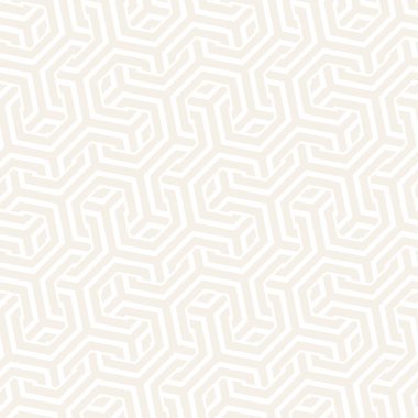Vektör satırları desen titreşim sorunsuz. Altıgen kafes ile geometrik arka plan yinelenen.