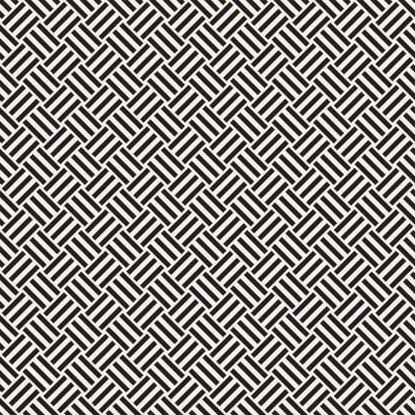 Çizgili kafes ile soyut geometrik desen. Sorunsuz vektör arka plan