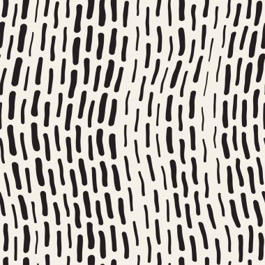 Arka arka plan ile yuvarlak fırça darbeleri. Doodle vektör Seamless Modeli.