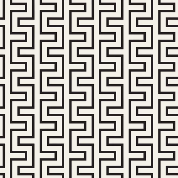 迷路の複雑に入り組んだ線現代的なグラフィック。抽象的な幾何学的な背景デザイン。シームレスなパターン ベクトル. — ストックベクタ