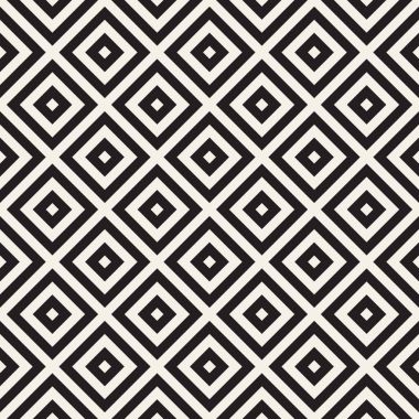 Geometrik yinelenen döşeme çizgili. Vektör Dikişsiz tek renkli desen