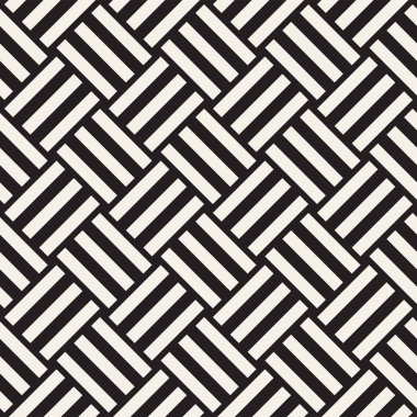 Vektör Seamless modeli. Modern şık titreşim satırları doku. Geometrik çizgili süsleme.