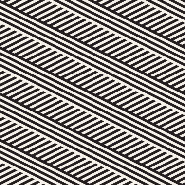 Paralel çizgiler titreşim. Vektör Dikişsiz tek renkli desen.