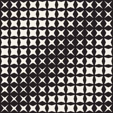 Geometrik sorunsuz yıldız şekiller desen. Yarı ton Gradient etkisi. Şık vektör çizim