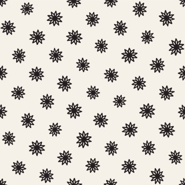 Vektör Dikişsiz serbest desen. Arka plan çiçek fırça darbeleriyle. Elle çizilmiş doku