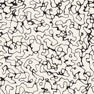 Retro arka plan tasarlamak. Vektör sorunsuz siyah-beyaz desen.