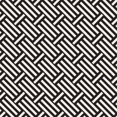 Çizgili kafes ile soyut geometrik desen. Sorunsuz vektör arka plan