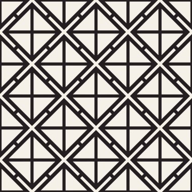 Kareler ile Seamless modeli. Vektör şık geometrik doğrusal yapı