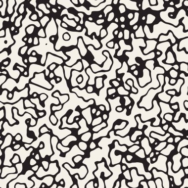 Gürültü soyut doku. Retro arka plan tasarlamak. Vektör sorunsuz siyah-beyaz desen.