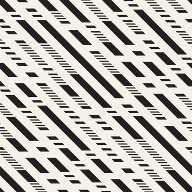 Siyah ve beyaz çizgiler desen kesik. Modern soyut vektör sorunsuz arka plan