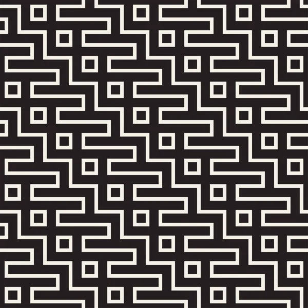 迷宫缠的绳当代图形。抽象的几何背景设计。矢量无缝模式. — 图库矢量图片