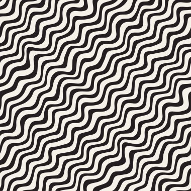 Dalgalı dalgalanma elle çizilmiş çizgiler. Geometrik arka plan tasarlamak. Vektör Seamless Modeli.