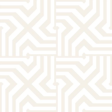 Geometrik yinelenen döşeme çizgili. Süs şık doku. Vektör Dikişsiz tek renkli ince desen