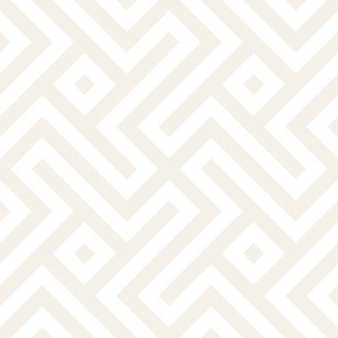 Geometrik yinelenen döşeme çizgili. Süs şık doku. Vektör Dikişsiz tek renkli ince desen
