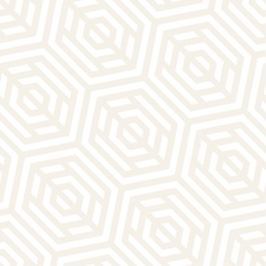 Vektör Seamless modeli. Yinelenen kafes arka plan. Doğrusal kılavuz çizgili altıgen elemanları.