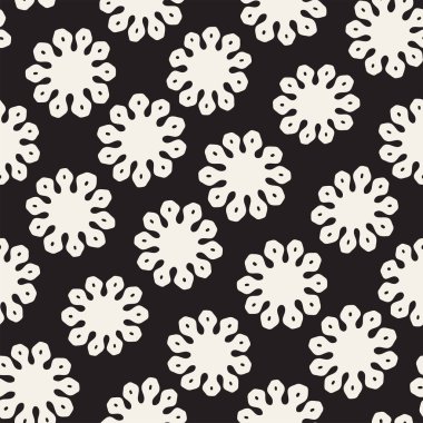 Vektör Dikişsiz serbest desen. Arka plan çiçek fırça darbeleriyle. Elle çizilmiş doku