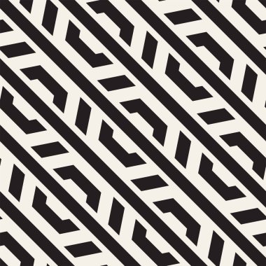 Vektör Seamless modeli. Yinelenen kafes arka plan. Doğrusal kılavuz çizgili altıgen elemanları.