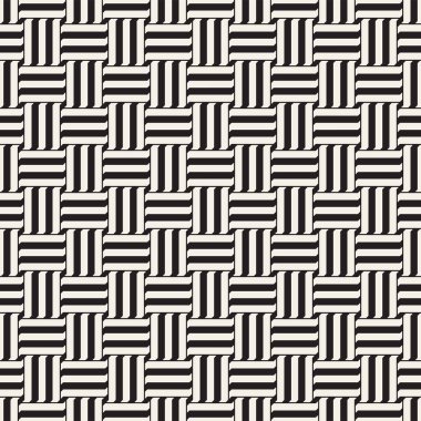 Vektör Seamless modeli. Modern şık titreşim satırları doku. Geometrik çizgili süsleme.