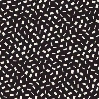 Modaya uygun doku dağınık geometrik şekiller ile. Vektör Seamless Modeli.