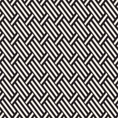 Çizgili kafes ile soyut geometrik desen. Sorunsuz vektör arka plan