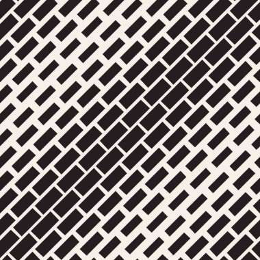 Yarı ton degrade mozaik kafes. Vektör sorunsuz siyah-beyaz desen.