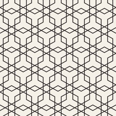 Vektör Seamless modeli. Geometrik arka plan tasarlamak. Şık örgü doku