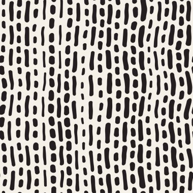 Arka arka plan ile yuvarlak fırça darbeleri. Doodle vektör Seamless Modeli.