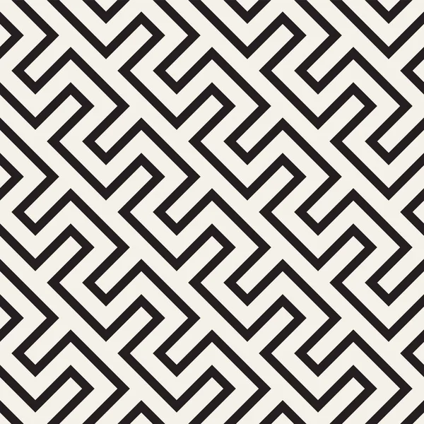 Labirinto Linee aggrovigliate Grafica contemporanea. Abstract Design geometrico dello sfondo. Modello senza cuciture vettoriale . — Vettoriale Stock