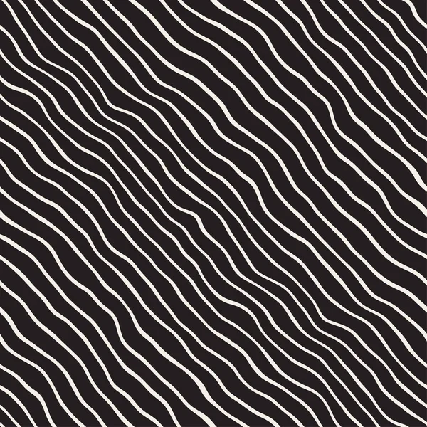手绘线条波浪涟漪。抽象的几何背景设计。矢量无缝模式. — 图库矢量图片