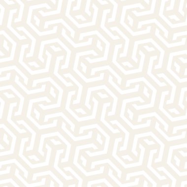 Vektör satırları desen titreşim sorunsuz. Altıgen kafes ile geometrik arka plan yinelenen.