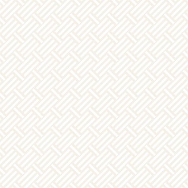 Çizgili kafes ile soyut geometrik desen. İnce sorunsuz vektör arka plan. Tek renkli şık doku.