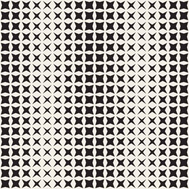 Geometrik sorunsuz yıldız şekiller desen. Yarı ton Gradient etkisi. Şık vektör çizim