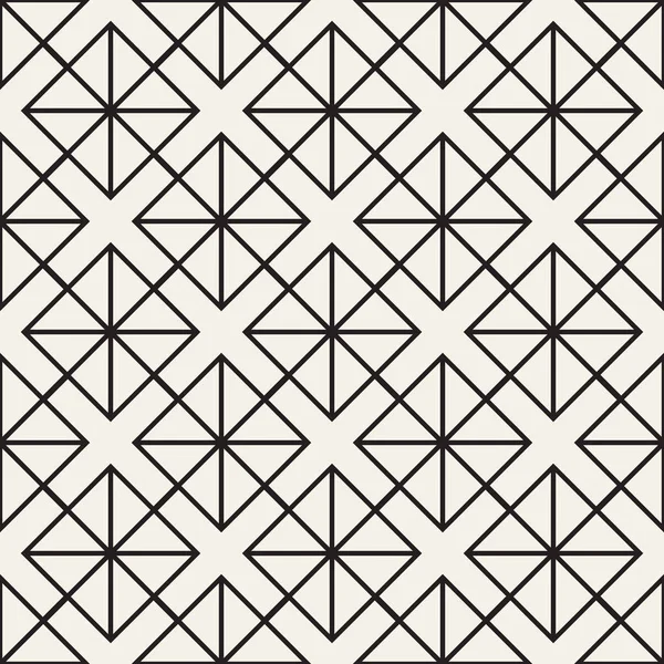 正方形のシームレスなパターン。ベクトル スタイリッシュな幾何学的線形構造 — ストックベクタ