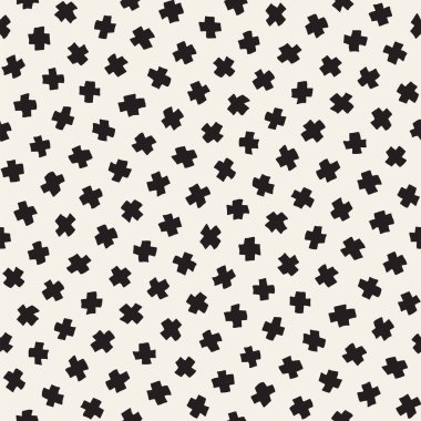 Vektör Seamless modeli. Dağınık geometrik şekiller ile arka plan.