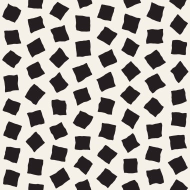 Vektör Seamless modeli. Dağınık geometrik şekiller ile arka plan.