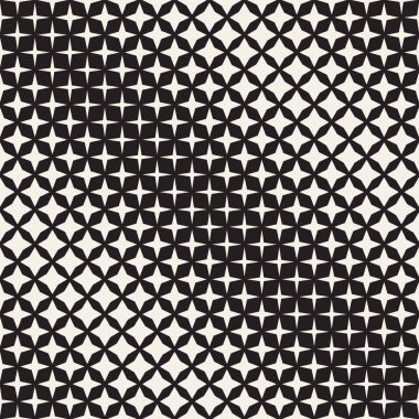 Geometrik sorunsuz yıldız şekiller desen. Yarı ton Gradient etkisi. Şık vektör çizim