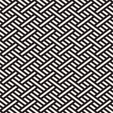 Çizgili kafes ile soyut geometrik desen. Sorunsuz vektör arka plan