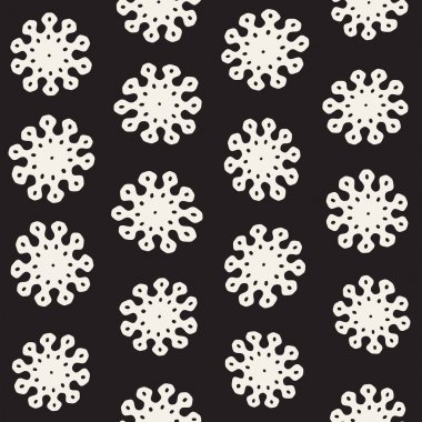 Vektör Dikişsiz serbest desen. Arka plan çiçek fırça darbeleriyle. Elle çizilmiş doku