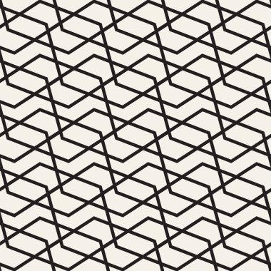 Vektör Seamless modeli. Geometrik arka plan tasarlamak. Şık örgü doku
